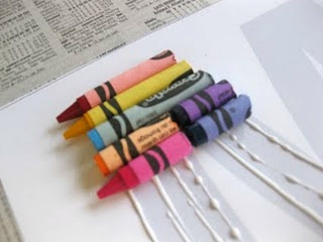 diy crayon picture instructions