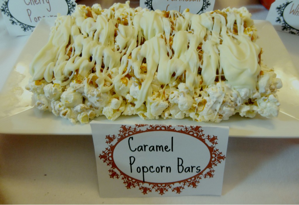 Caramel Popcorn Bars