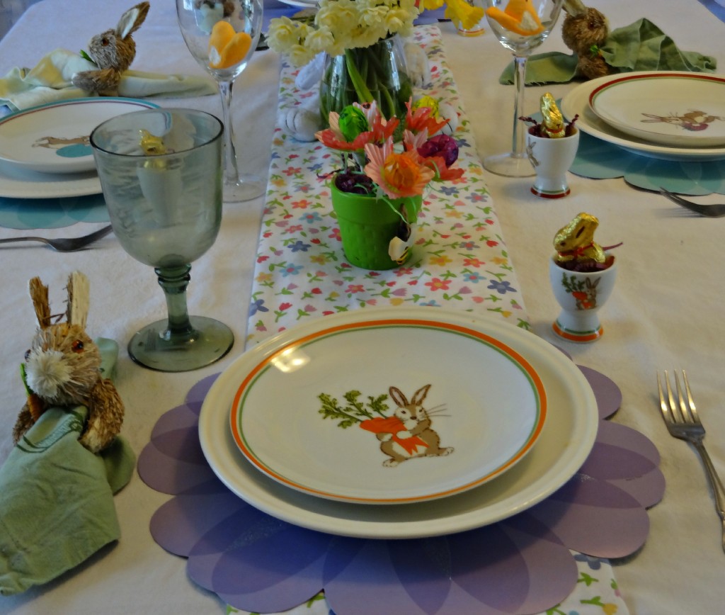 easter place setting too