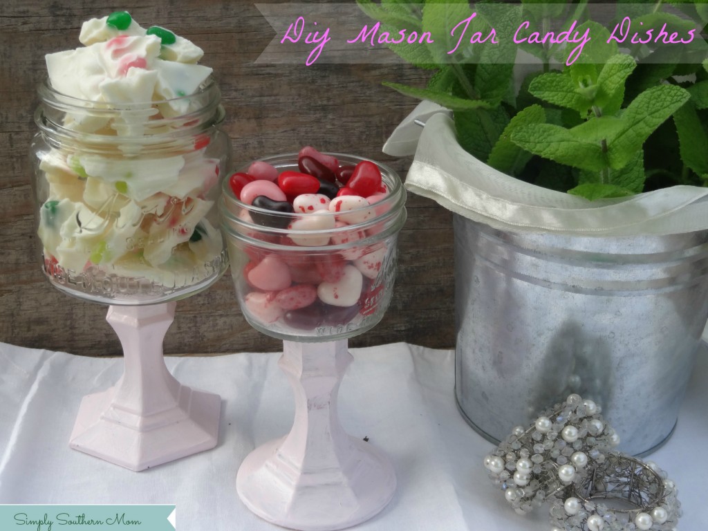DIY Mason Jar Candy Dishes