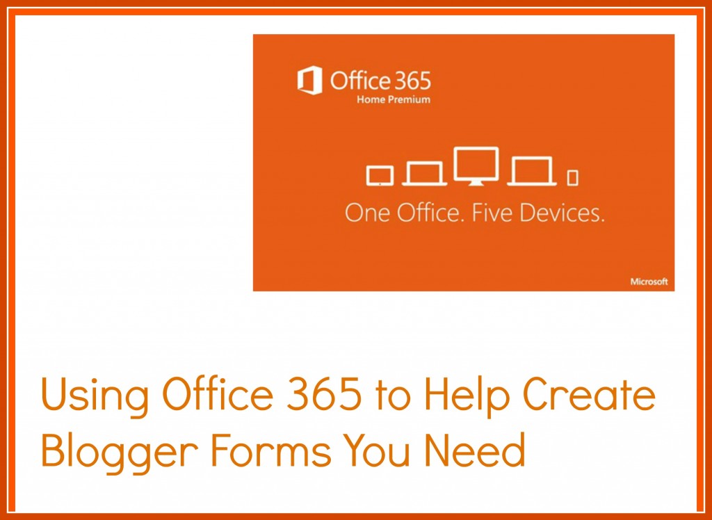 Office 365 Blogger Forms
