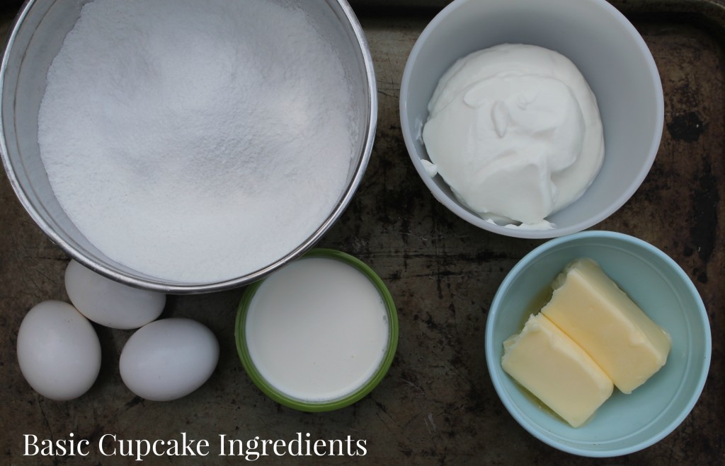 Basic Ingredients for Gluten Free Cupcakes