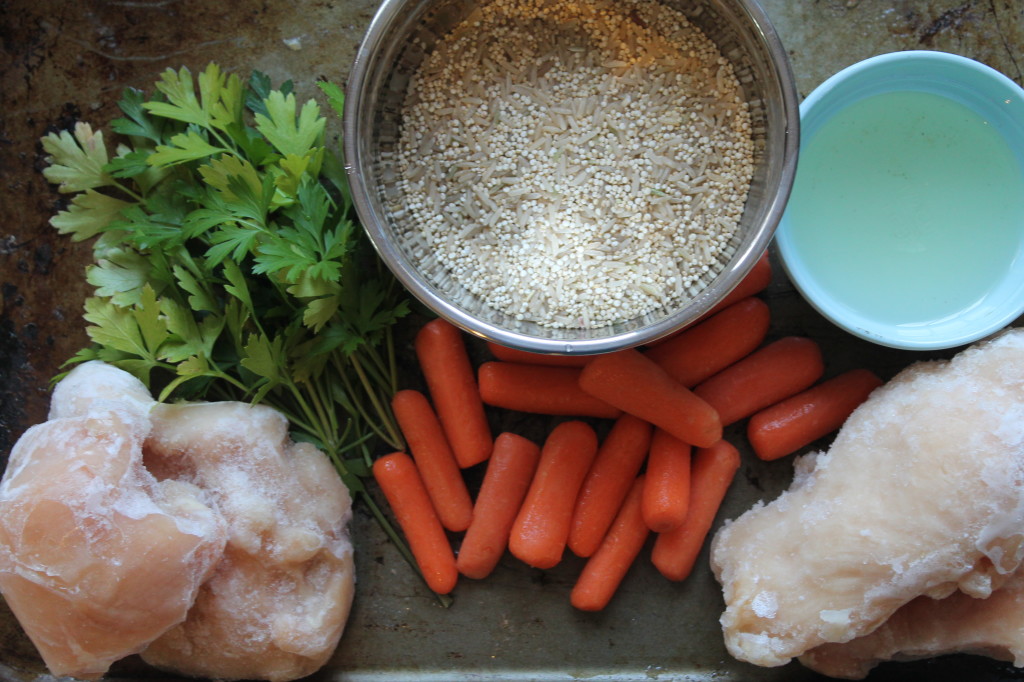 Ingredients for Chicken And Barley Mixture 