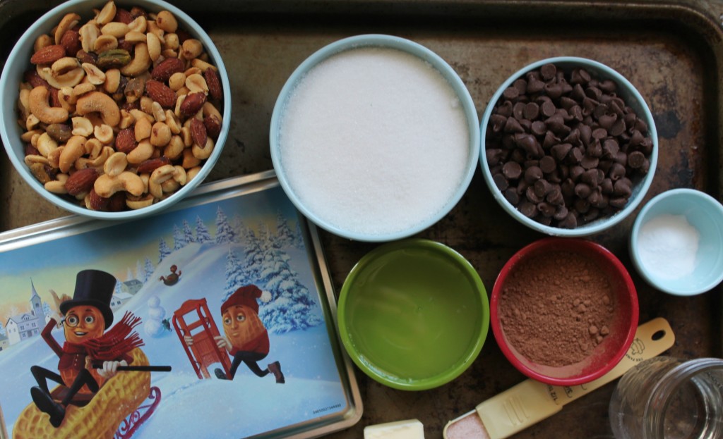 ingredients for nut brittle