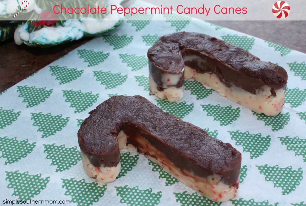 Chocolate Peppermint Candy Canes