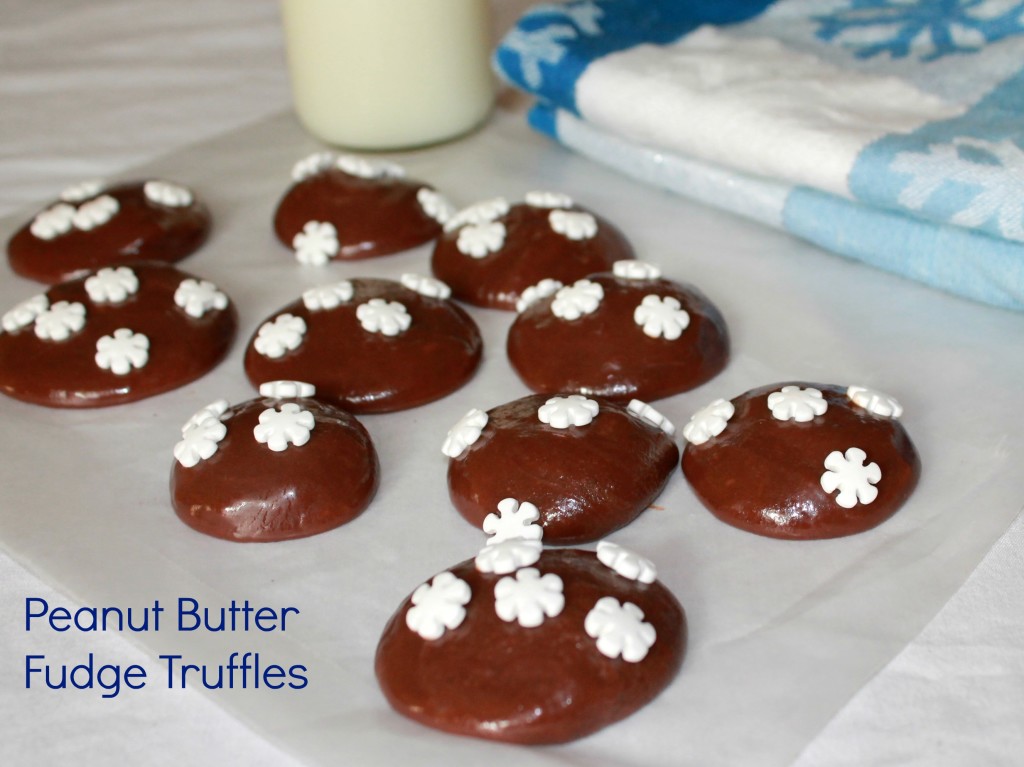 peanut butter fudge truffles