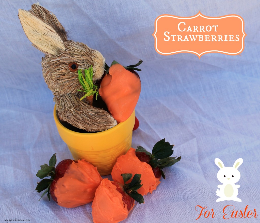 Carrot Strawberries for Easter