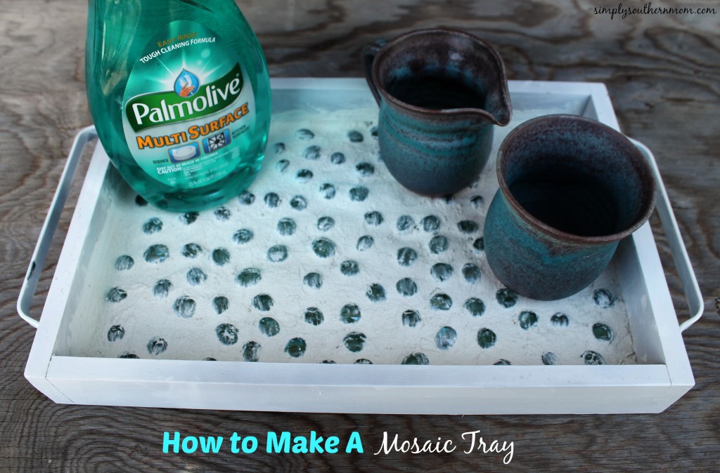 how to make a mosaic tray