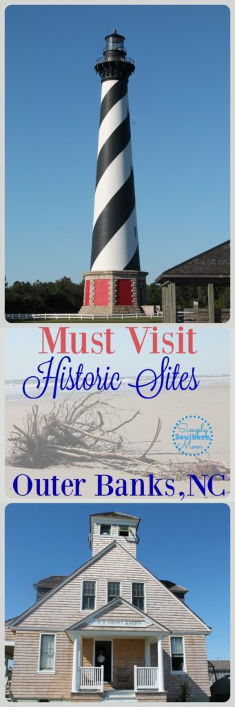 Planning a trip to the Outer Banks in North Carolina?  It's full of history! Here are must visit historical sites your family will enjoy. 