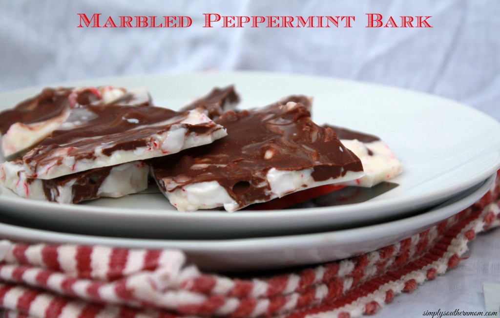 marbled peppermint bark