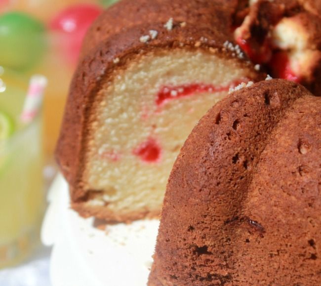 Strawberry Swirl Bundt Cake - SugarHero