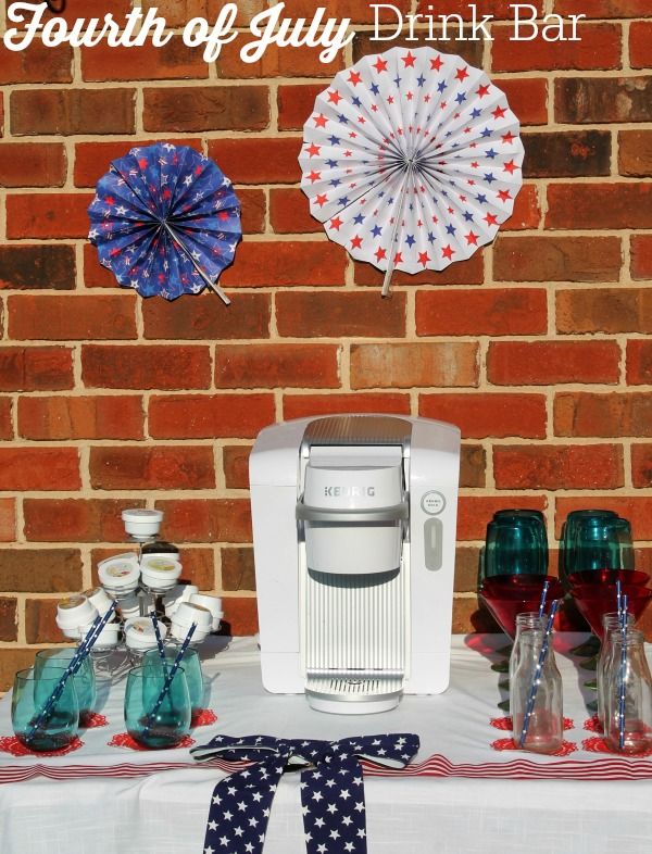 How to Style a 4th of July Beverage Station + 3 Easy Summer Drink Recipes —  Gathered Living