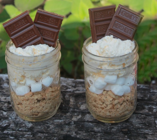 Need an easy dessert that can be made in minutes? Try these no bake smore's cheesecake parfaits. 