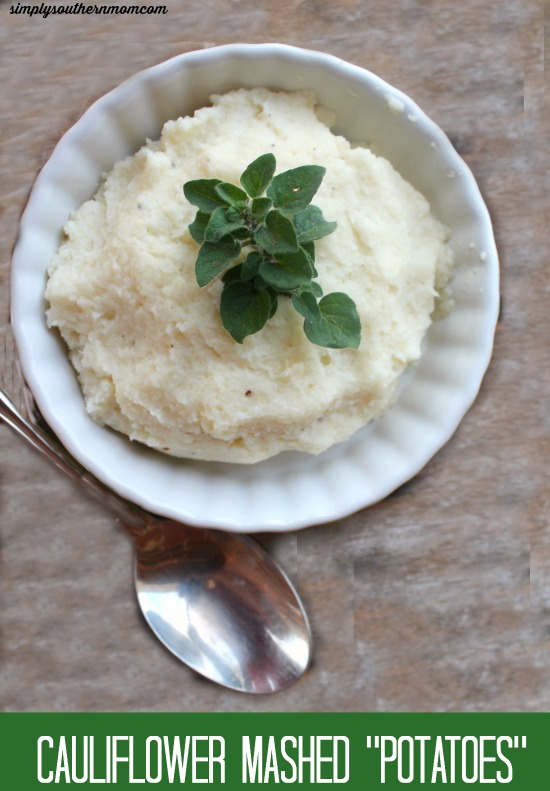 cauliflower mashed potatoes pin for post
