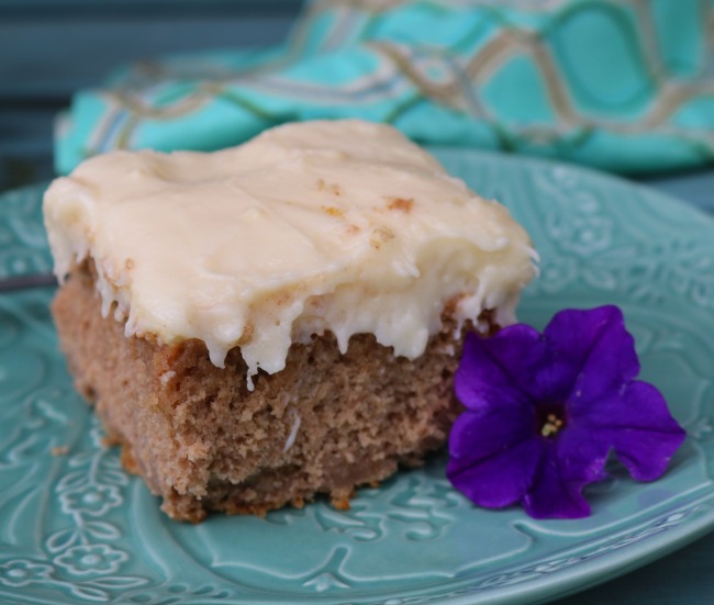 Banana Spice Cake with Cream Cheese Frosting Recipe