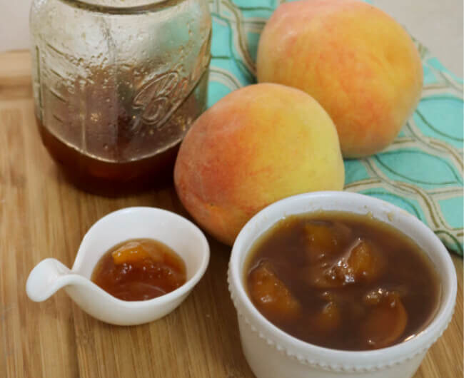 Peach Rum Sauce Recipe