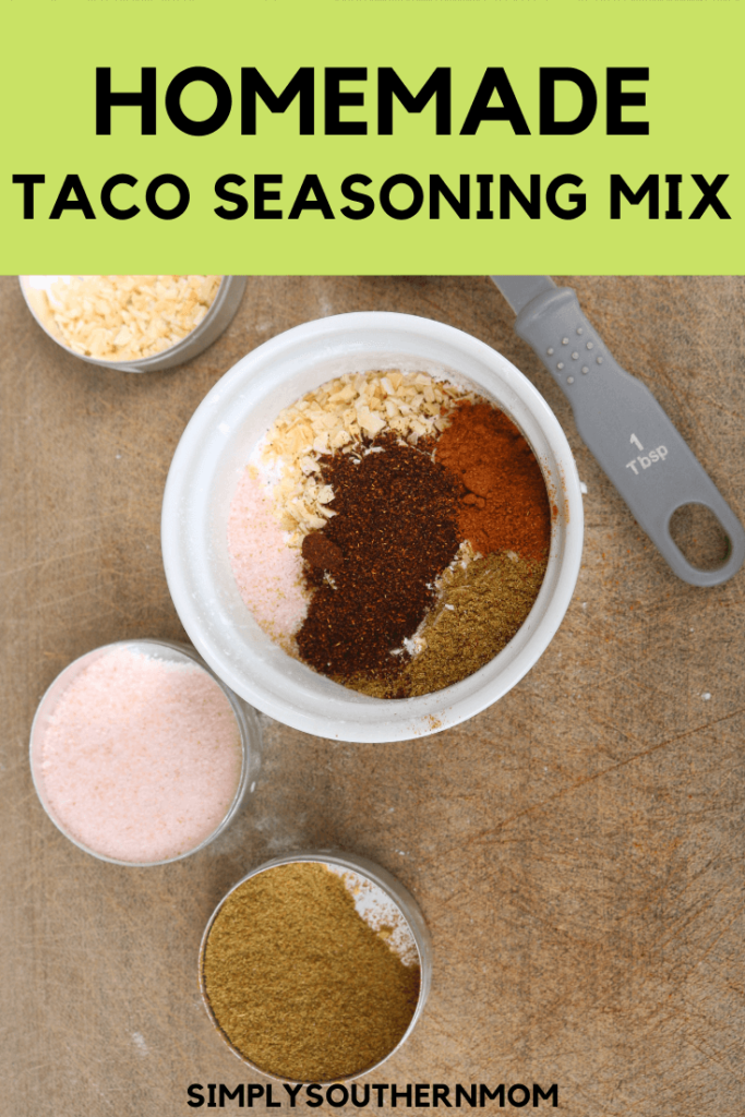 Homemade Taco Seasoning Mix Simply Southern Mom