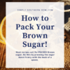 How to Pack Brown Sugar