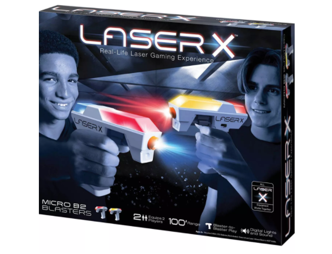 Laser X Evolution - Double Blaster Set, wall, strategy, Shopee