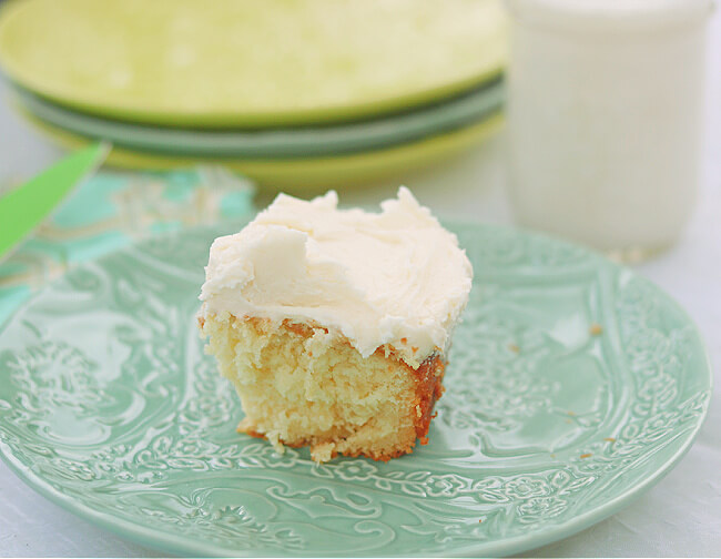 Pineapple Rum Cake with Rum Buttercream Frosting
